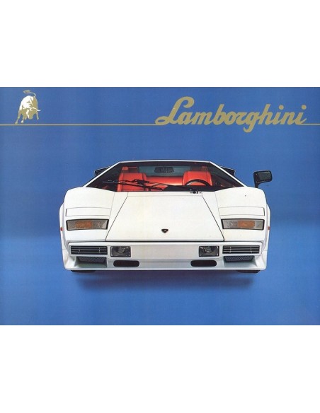 1982 LAMBORGHINI COUNTACH LP500 S BROCHURE