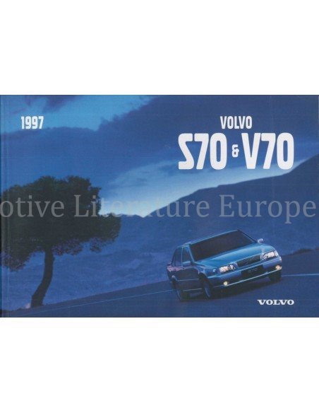 1997 VOLVO V70 | S70 INSTRUCTIEBOEKJE ENGELS