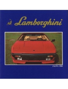 1981 LAMBORGHINI JALPA 3500 BROCHURE