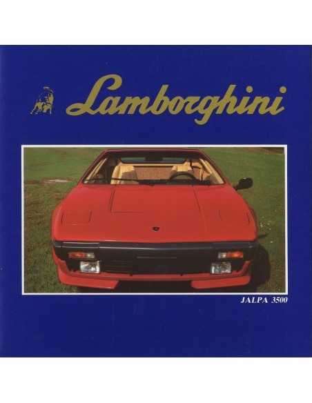 1981 LAMBORGHINI JALPA 3500 BROCHURE