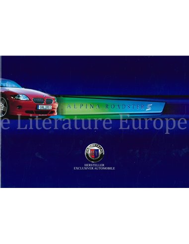2003 BMW ALPINA ROADSTER S PROSPEKT DEUTSCH