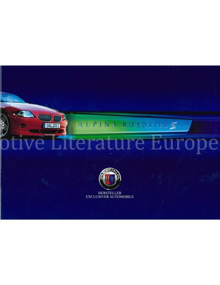 2003 BMW ALPINA ROADSTER S PROSPEKT DEUTSCH