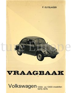 1973 - 1975 VOLKSWAGEN 1200 | 1300 REPAIR MANUAL DUTCH