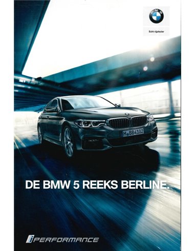 2018 BMW 5 SERIE SEDAN BROCHURE NEDERLANDS