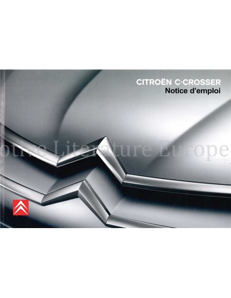 2007 CITROËN C-CROSSER OWNERS MANUAL FRENCH