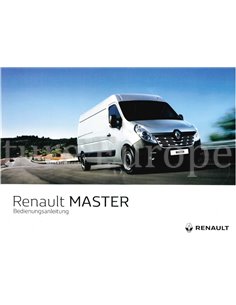 2018 RENAULT MASTER OWNERS MANUAL GERMAN