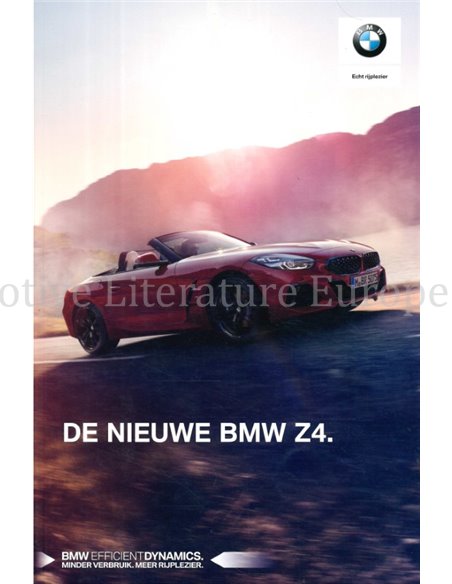 2018 BMW Z4 BROCHURE NEDERLANDS