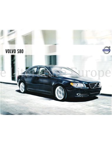 2009 VOLVO S80 PROSPEKT NIEDERLÄNDISCH