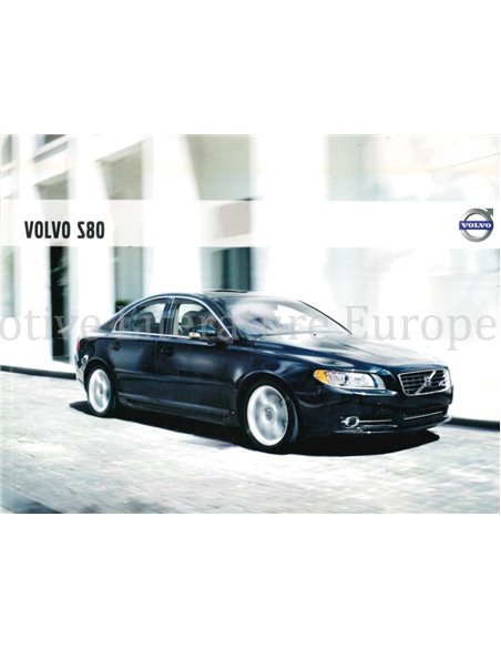 2009 VOLVO S80 PROSPEKT NIEDERLÄNDISCH