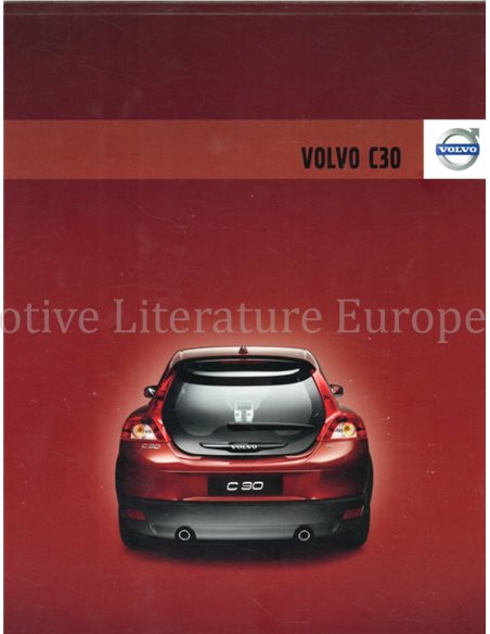 2008 VOLVO C30 BROCHURE NEDERLANDS