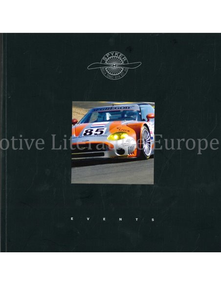 2006 SPYKER CARS EVENTS BROCHURE ENGLISH