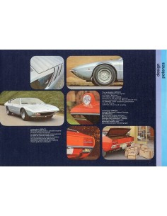 1972 LAMBORGHINI URRACO P 250 BROCHURE 2
