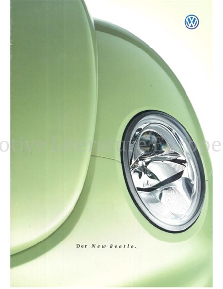 1998 VOLKSWAGEN NEW BEETLE BROCHURE GERMAN