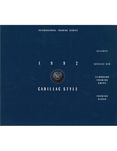 1991 CADILLAC PROGRAMMA BROCHURE ENGELS (USA)