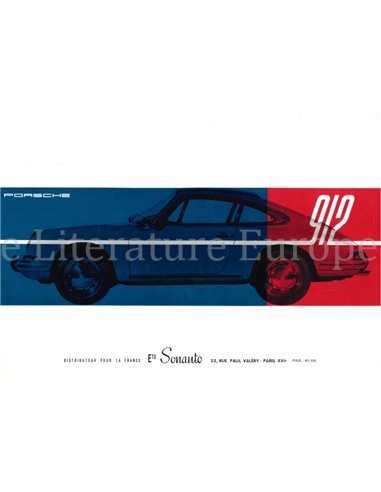 1965 PORSCHE 912 BROCHURE ENGELS