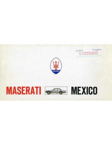 1969 MASERATI MEXICO BROCHURE