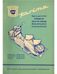 1956 NSU PRIMA ONDERDELENHANDBOEK
