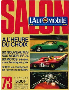 1973 L'AUTOMOBILE MAGAZIN 329 FRANZÖSISCH