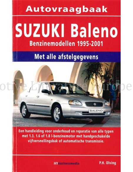 1995 - 2001 SUZUKI BALENO BENZIN REPARATURANLEITUNG NIEDERLÄNDISCH