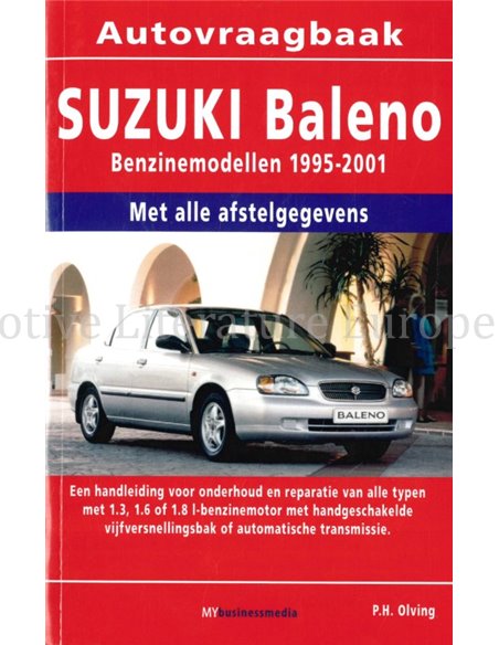 1995 - 2001 SUZUKI BALENO PETROL REPAIR MANUAL DUTCH