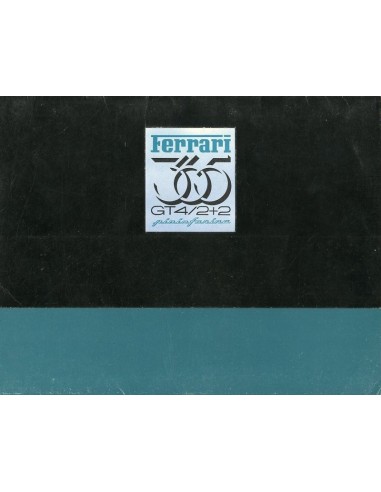 1973 FERRARI 365 GT4 / 2+2 PININFARINA BROCHURE 88/73