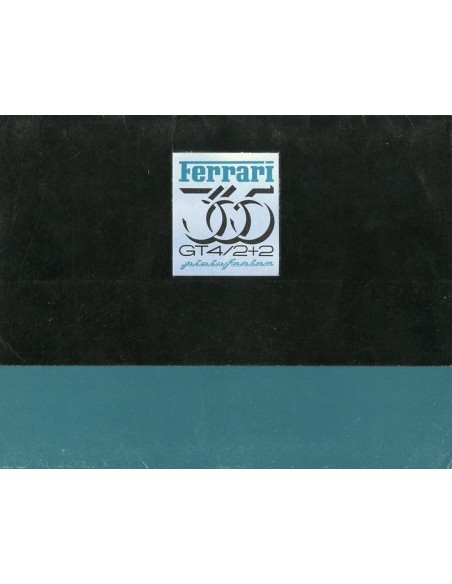 1973 FERRARI 365 GT4 / 2+2 PININFARINA BROCHURE 88/73