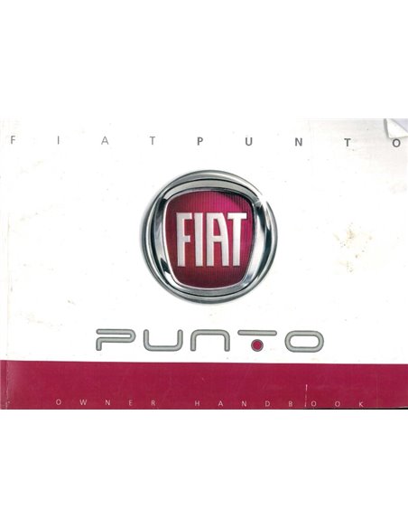 2014 FIAT PUNTO BETRIEBSANLEITUNG ENGLISCH