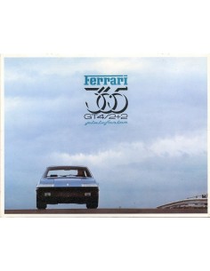 1973 FERRARI 365 GT4 / 2+2 PININFARINA BROCHURE 88/73 2