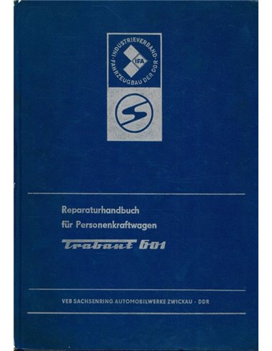 1974 TRABANT 601 WERKPLAATSHANDBOEK DUITS
