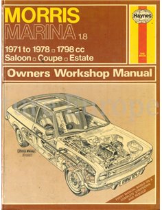 1971 -1978 MORRIS MARINA 1798 cc REPAIR MANUAL ENGLISH