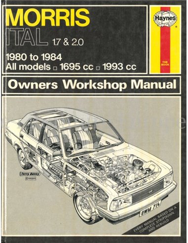 1980 -1981 MORRIS ITAL 1.7 | 2.0 REPAIR MANUAL ENGLISH