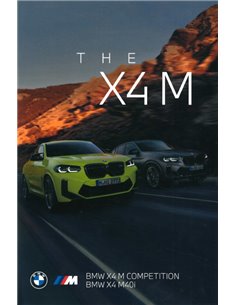 2021 BMW X4 M BROCHURE FRANS