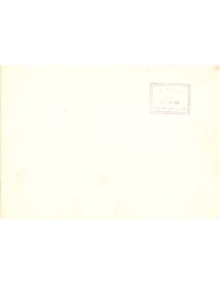 1965 PORSCHE 912 PROSPEKT DEUTSCH