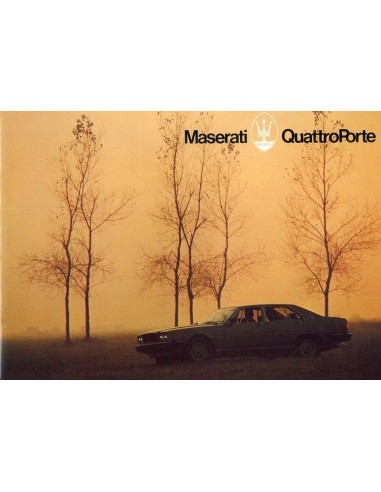 1979 MASERATI QUATTROPORTE BROCHURE FRANS