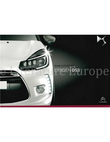 2014 CITROEN DS3 OWNERS MANUAL FRENCH