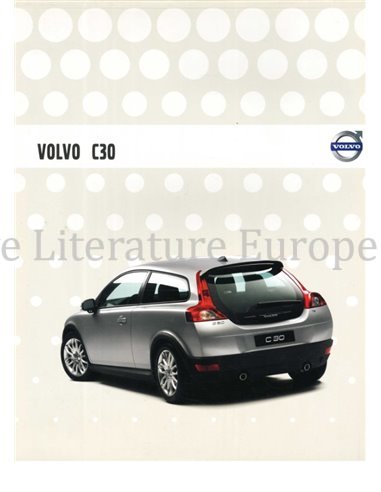 2007 VOLVO C30 PROSPEKT NIEDERLÄNDISCH