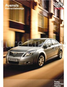 2008 TOYOTA AVENSIS BETRIEBSANLEITUNG NIEDERLANDISCH
