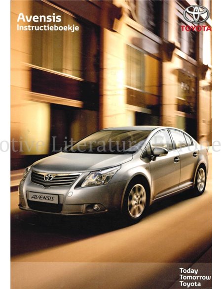 2008 TOYOTA AVENSIS BETRIEBSANLEITUNG NIEDERLANDISCH