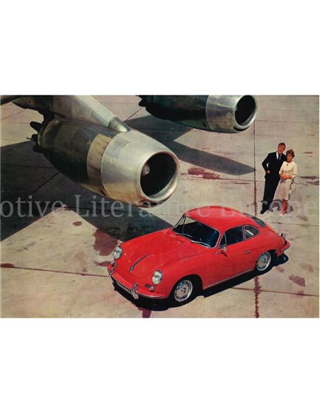 1962 PORSCHE 356 B BROCHURE ENGLISH