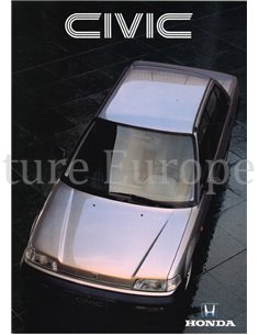1991 HONDA CIVIC SEDAN BROCHURE NEDERLANDS