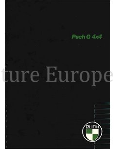 1988 PUCH G 4X4 BROCHURE GERMAN