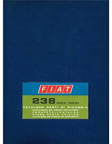 1972 FIAT 238 ERSATZTEILKATALOG KAROSSERIE