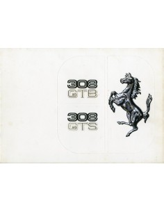 1977 FERRARI 308 GTS GTB BROCHURE 147/77
