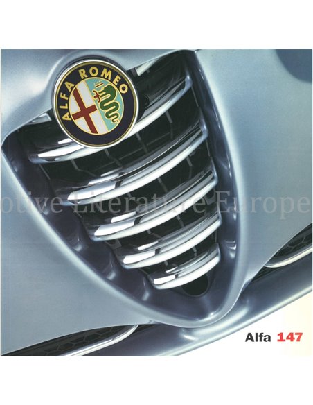 2001 ALFA ROMEO 147 BROCHURE NIEDERLÄNDISCH