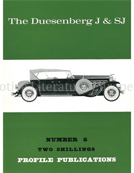 THE DUESENBERG J & SJ  (PROFILE PUBLICATIONS 06)