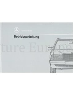 1991 MERCEDES BENZ 190 INSTRUCTIEBOEKJE DUITS