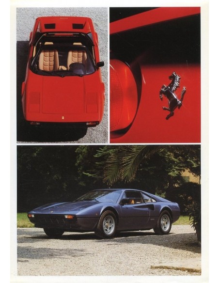 1981 FERRARI 308 GTBi GTSi BROCHURE 225/81