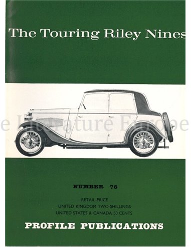 THE TOURING RILEY NINES  (PROFILE PUBLICATIONS 76)