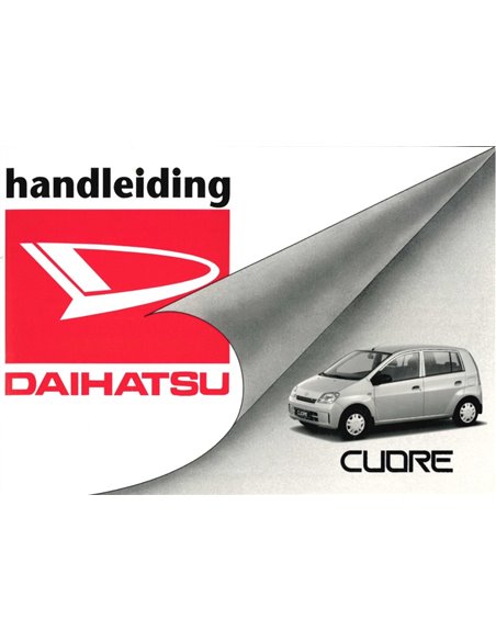 2003 DAIHATSU CUORE INSTRUCTIEBOEKJE NEDERLANDS