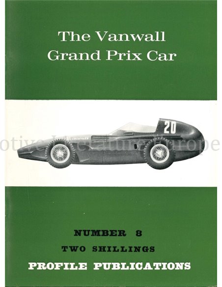 THE VANWALL GRAND PRIX CAR  (PROFILE PUBLICATIONS 08)